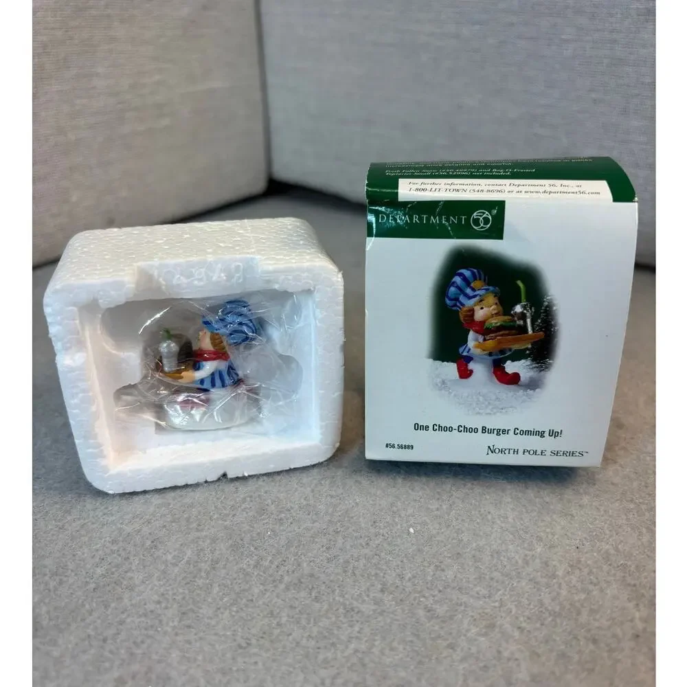 Department 56 “One Choo-Choo Burger‎ Coming Up!” #56889 North Pole - In Box